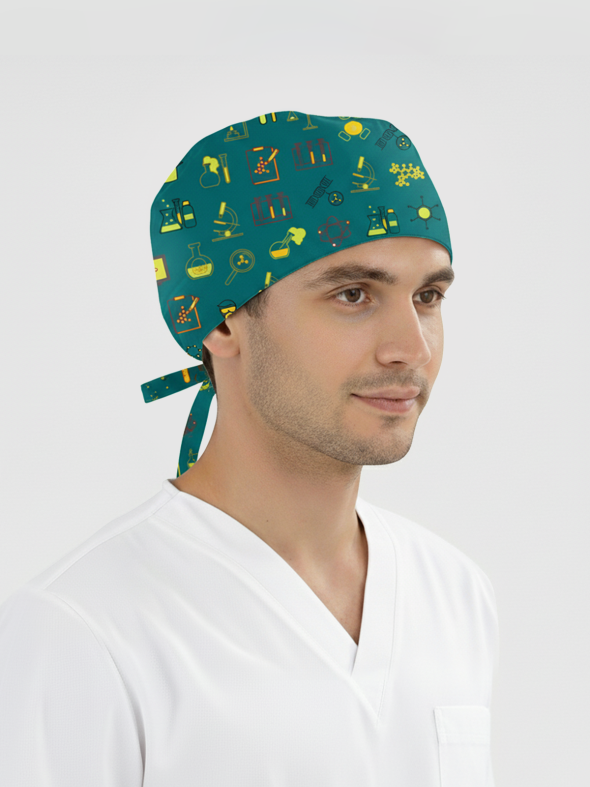 Шапка с принтом Порошки для открытий